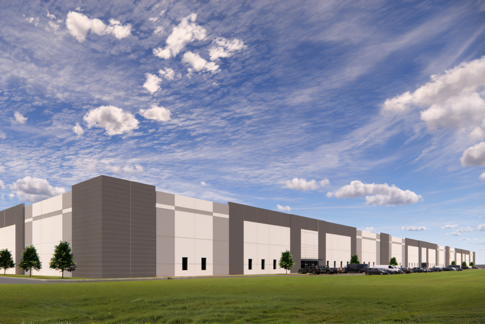rendering of industrial building